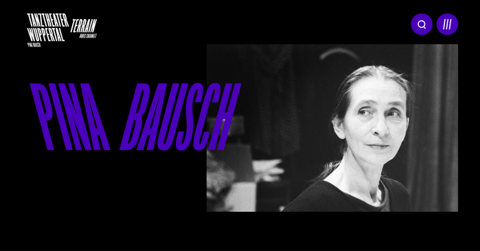 Pina Bausch, the founder of the Tanztheater