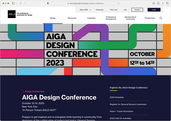 AIGA Design Conference 2023 1