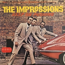 The Impressions <span> – <cite>Keep On Pushing</cite> </span>album art