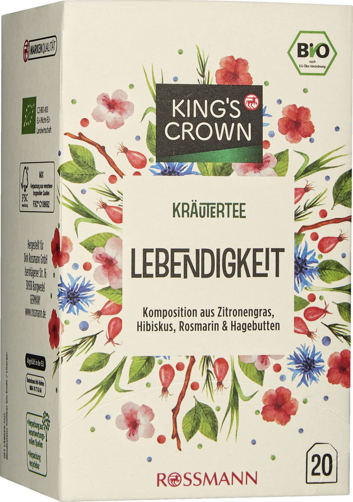 King’s Crown organic tea packaging 5