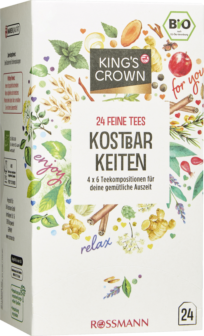 King&rsquo;s Crown organic tea packaging 8