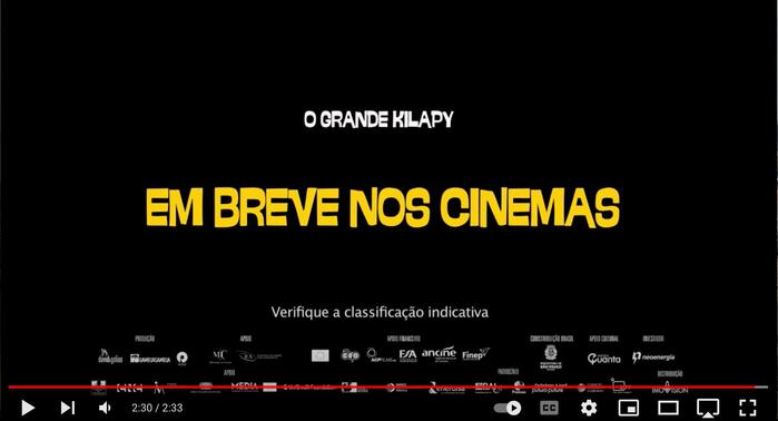 “Soon in movie theaters” title card in trailer