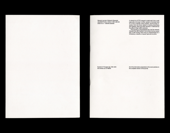 General Journal of Network Requests 6