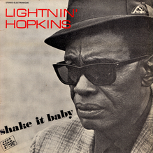 Lightnin’ Hopkins – <cite>Shake It Baby</cite> album art