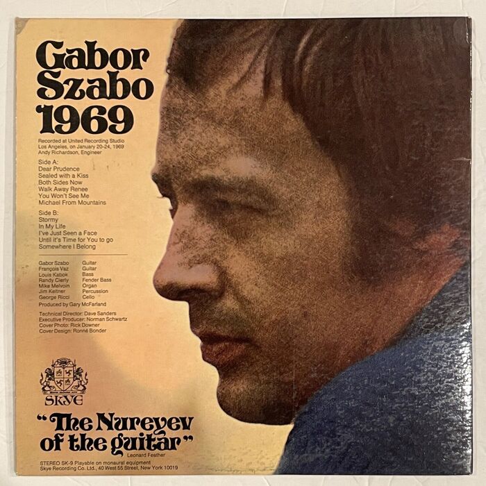 Gábor Szabó – 1969 album art 2