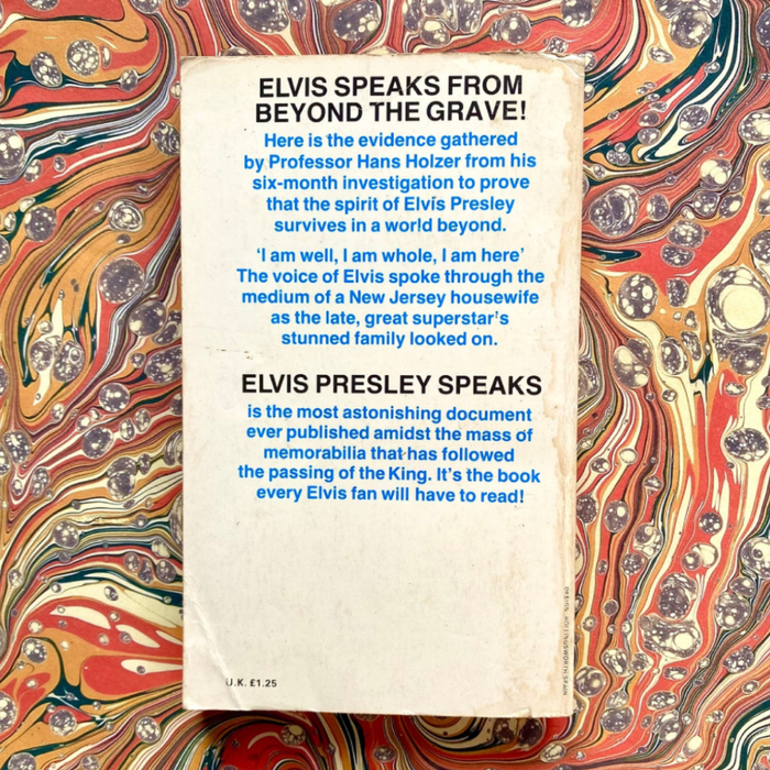 Elvis Presley Speaks by Hans Holzer (New English Library) 2