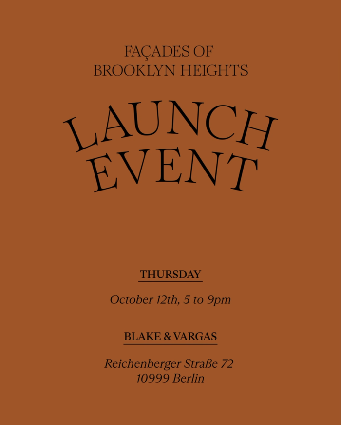 Invitation to the launch event at Blake &amp; Vargas