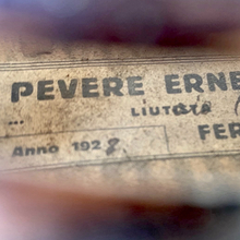 Ernesto Pevere labels (1920–1940s)