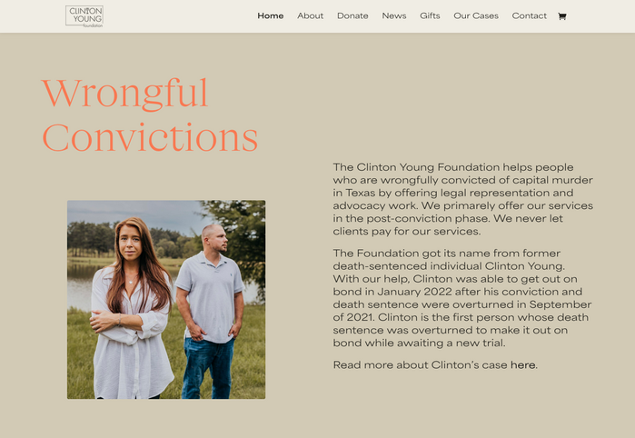 Clinton Young Foundation website 4