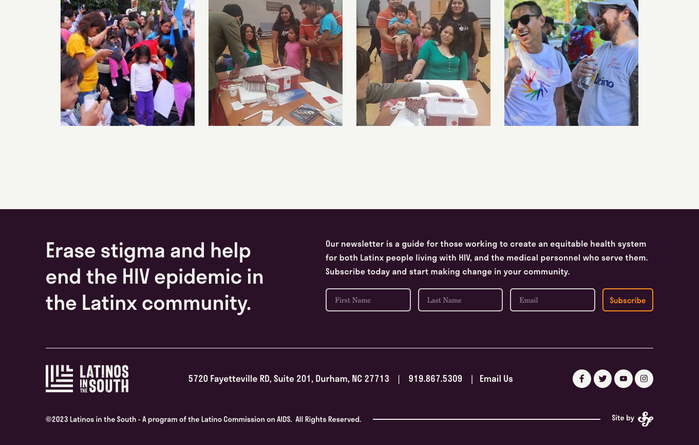 Latinos in the South website 6
