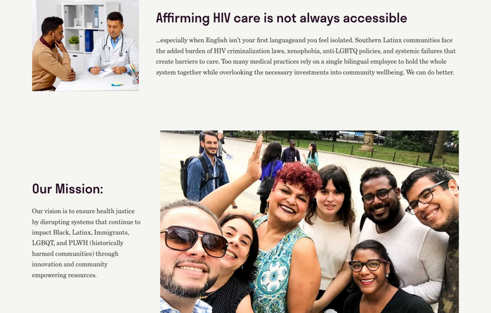 Latinos in the South website 2