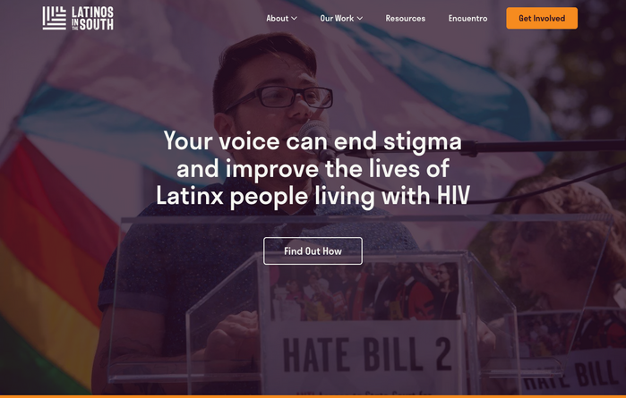 Latinos in the South website 1