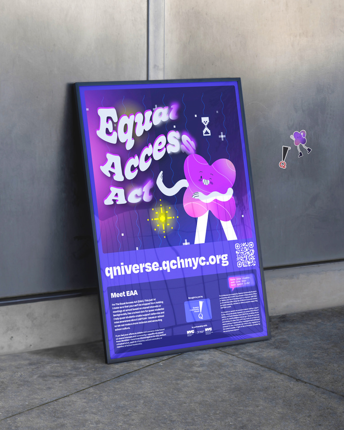 Poster for the EAA with the URL in 