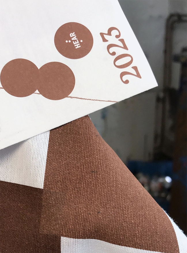 HEAR diploma 2023 exhibition identity and catalog 6