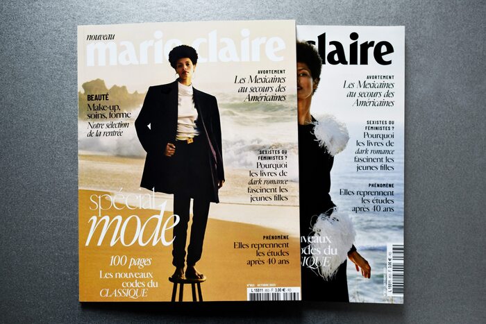 Marie Claire&rsquo;s covers for October 2023 featuring Laiza De Moura, shot by Olof Grind