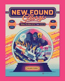 New Found Glory – “Make the Most of It” tour, Orlando concert poster