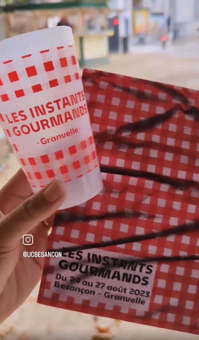 Les Instants Gourmands festival identity 4