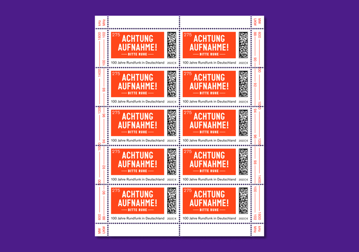 “100 Jahre Rundfunk” stamp 2