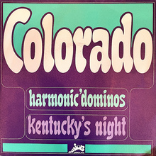 <span></span><span>Harmonic Dominos</span> – “Colorado” / “<span>Kentucky’s Night”</span> single cover