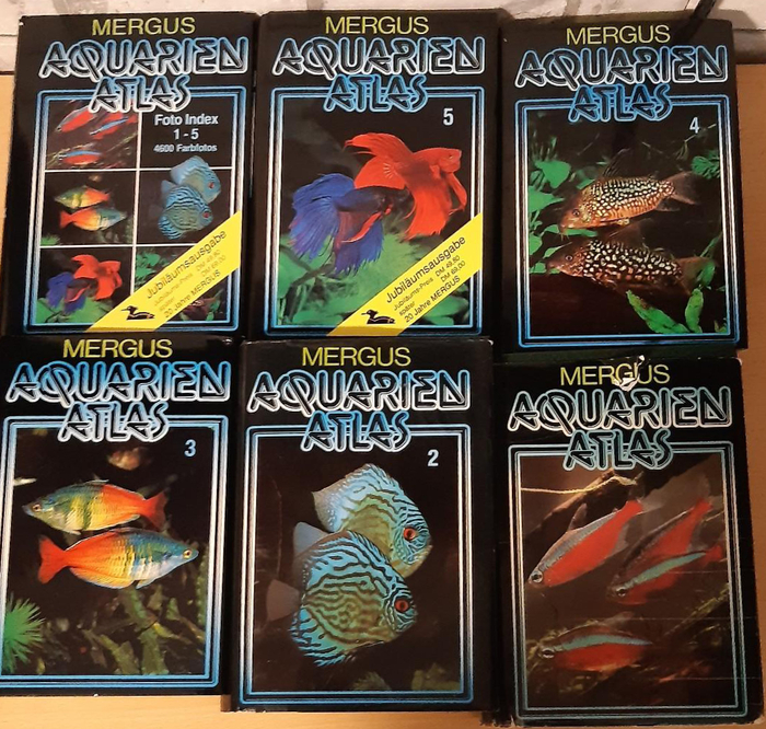 Aquarien Atlas, Vol. 1&ndash;5 plus Foto-Index