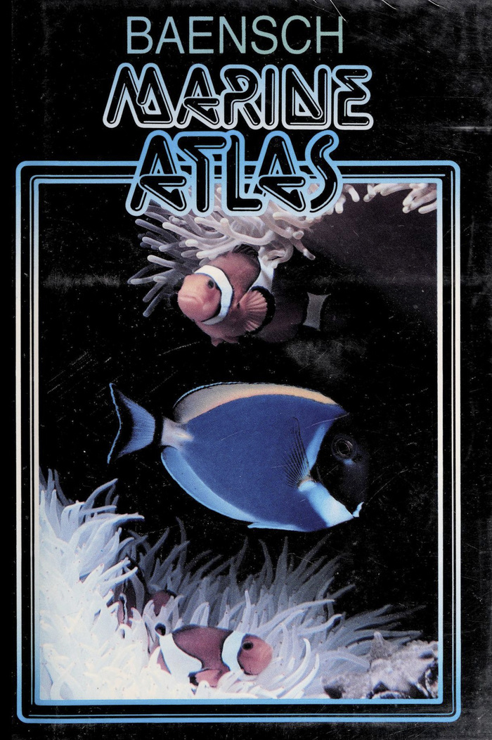 Marine Atlas by Helmut Debelius and Hans A. Baensch, first English edition, 1994