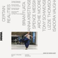 <cite>Certain Realities</cite> exhibition poster