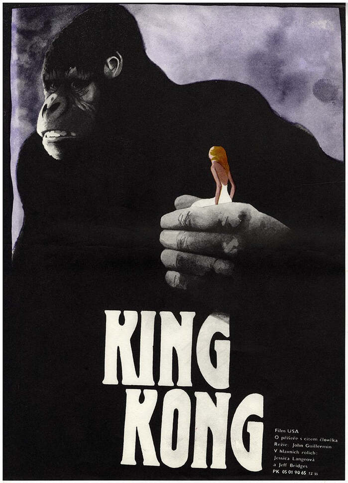 King Kong Czechoslovak movie posters 1