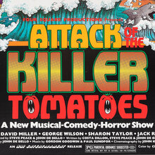 <cite>Attack of the Killer Tomatoes</cite> movie poster