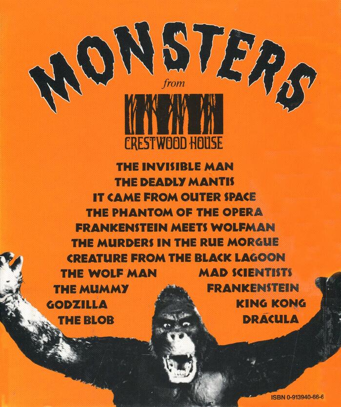 Back cover, featuring PLINC's Monster