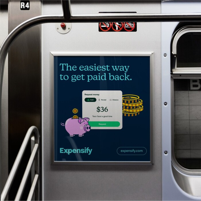 Example of out-of-home advertising