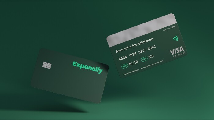 Render of Expensify credit card