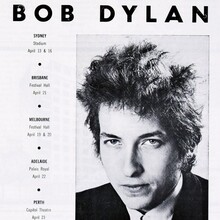 “The First Australian Tour of Bob Dylan” poster