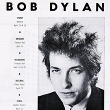 “The First Australian Tour of Bob Dylan” poster “The First Australian Tour of Bob Dylan” poster