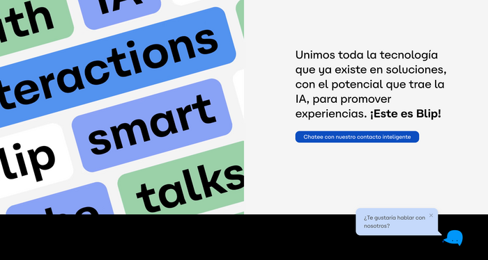 Detail of the Spanish-language website