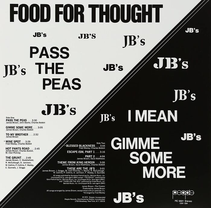 The J.B.’s – Food for Thought album art 2