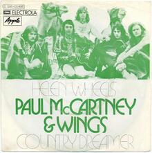 Paul McCartney &amp; Wings – “Helen Wings” / “Country Dreamer” German single cover