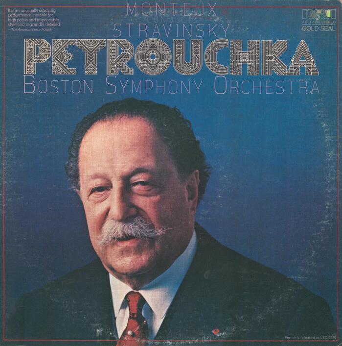 Boston Symphony Orchestra – Petrouchka by Igor Stravinsky album art 1