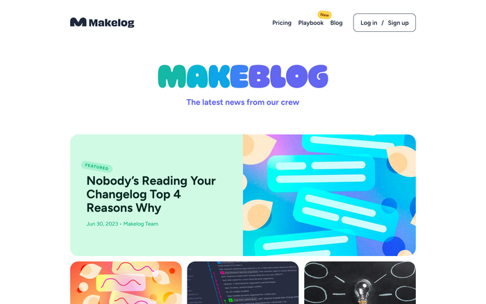 Makelog brand refresh 4