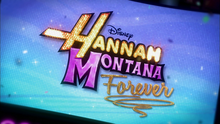 <cite>Hannah Montana</cite> logo and titles