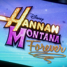 <cite>Hannah Montana</cite> logo and titles