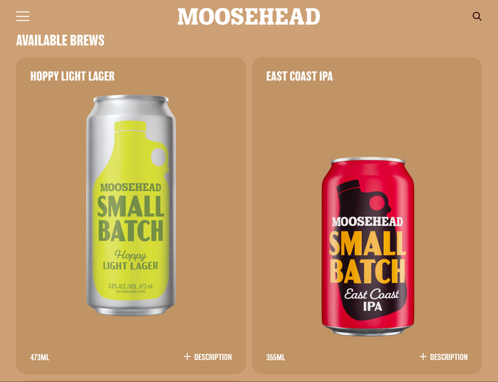 The Small Batch subbrand combines  by  with  (with stylistic alternates) by .