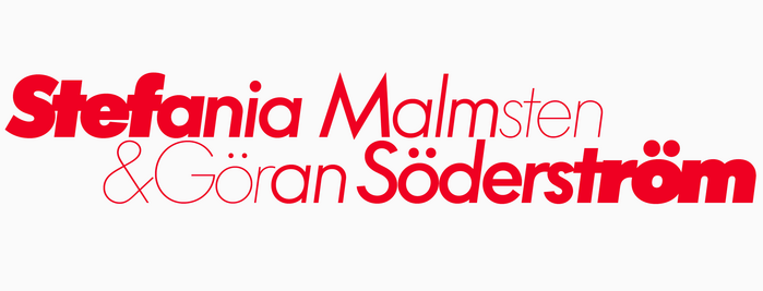 Stefania Malmstren &amp; Göran Söderström from Sweden referring to local grocery store Ica Supermarket.