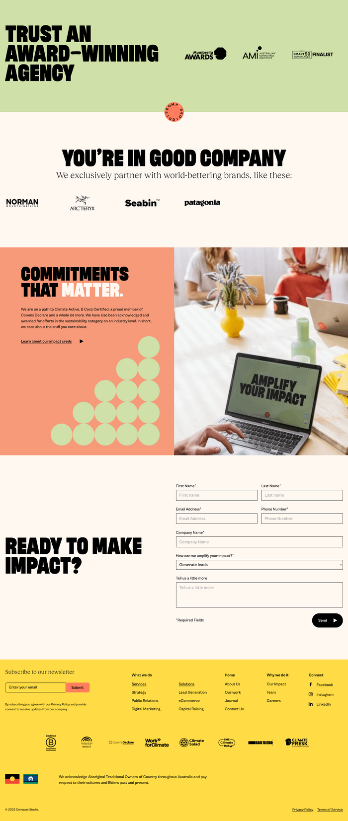 Homepage (bottom)