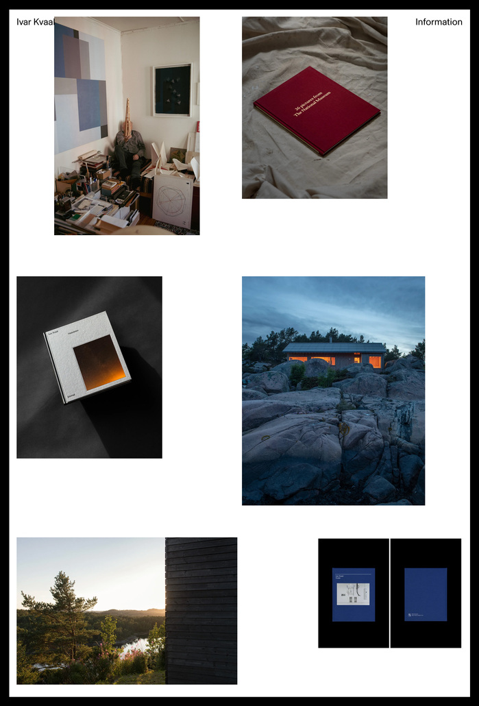 Ivar Kvaal portfolio website 1