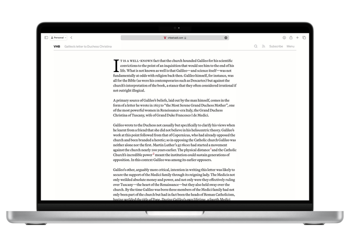 As a robust and extremely readable typeface, Martina Plantijn takes the brunt of the text-heavy content on this website. The oldstyle serif typeface can handle leading small caps, drop cap, and all of a reader’s attention as the text flows through the page.