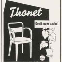 Thonet “Geeft meer cachet” ad