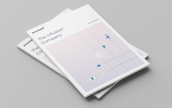 Complicated medical technology, presented in a simple and understandable way: a new Arcomed brochure, set in McQueen Grotesk Light and Medium