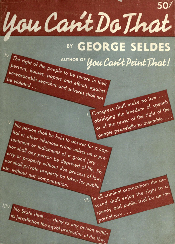 You Can’t Do That by George Seldes 1