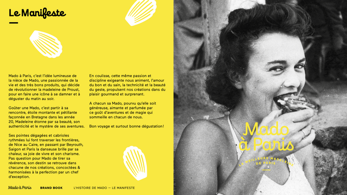 Spread from the brand manual