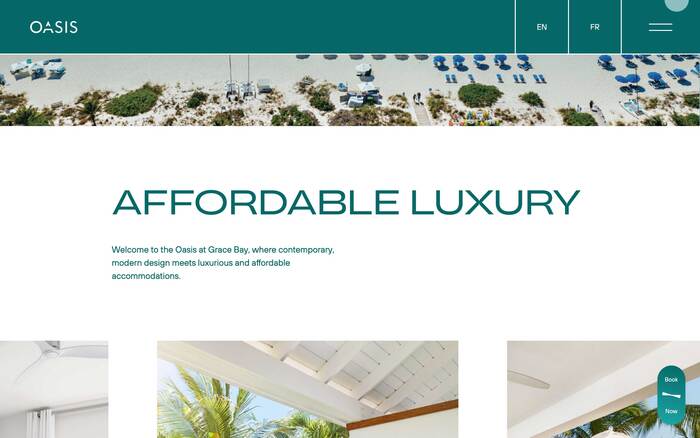 Oasis at Grace Bay website 2